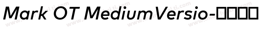 Mark OT MediumVersio字体转换